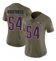 Womens Nike New England Patriots 54 Donta Hightower Limited Olive 2017 Salute to Service NFL Jersey Womens Nike New England Patriots 54 Donta Hightower Limited Olive 2017 Salute to Service NFL Jersey