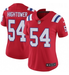 Womens Nike New England Patriots 54 Donta Hightower Red Alternate Vapor Untouchable Limited Player NFL Jersey Womens Nike New England Patriots 54 Donta Hightower Red Alternate Vapor Untouchable Limited Player NFL Jersey