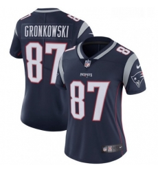 Womens Nike New England Patriots 87 Rob Gronkowski Navy Blue Team Color Vapor Untouchable Limited Player NFL Jersey Womens Nike New England Patriots 87 Rob Gronkowski Navy Blue Team Color Vapor Untouchable Limited Player NFL Jersey
