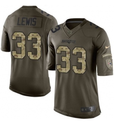 Nike Patriots #33 Dion Lewis Green Youth Stitched NFL Limited Salute to Service Jersey Nike Patriots #33 Dion Lewis Green Youth Stitched NFL Limited Salute to Service Jersey