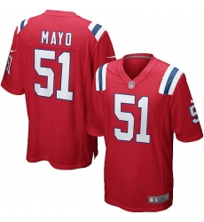 Nike Patriots #51 Jerod Mayo Red Alternate Youth Stitched NFL Elite Jersey Nike Patriots #51 Jerod Mayo Red Alternate Youth Stitched NFL Elite Jersey