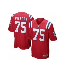 Youth New England Patriots #75 Vince Wilfork Red Alternate Stitched NFL Jersey Youth New England Patriots #75 Vince Wilfork Red Alternate Stitched NFL Jersey