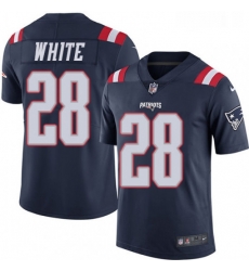 Youth Nike New England Patriots 28 James White Limited Navy Blue Rush Vapor Untouchable NFL Jersey Youth Nike New England Patriots 28 James White Limited Navy Blue Rush Vapor Untouchable NFL Jersey