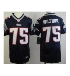 Youth Nike New England Patriots #75 Vince Wilfork Navy Blue Team Color Stitched NFL Jersey Youth Nike New England Patriots #75 Vince Wilfork Navy Blue Team Color Stitched NFL Jersey