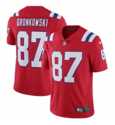 Youth Nike New England Patriots 87 Rob Gronkowski Red Alternate Vapor Untouchable Limited Player NFL Jersey Youth Nike New England Patriots 87 Rob Gronkowski Red Alternate Vapor Untouchable Limited Player NFL Jersey