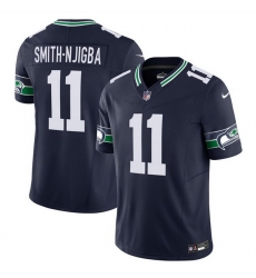 Men Seattle Seahawks 11 Jaxon Smith Njigba 2023 F U S E Navy Limited Stitched Football Jersey Men Seattle Seahawks 11 Jaxon Smith Njigba 2023 F U S E Navy Limited Stitched Football Jersey