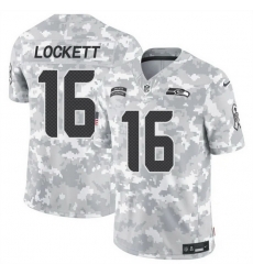 Men Seattle Seahawks 16 Tyler Lockett 2024 F U S E Arctic Camo Salute To Service Limited Stitched Football Jersey Men Seattle Seahawks 16 Tyler Lockett 2024 F U S E Arctic Camo Salute To Service Limited Stitched Football Jersey