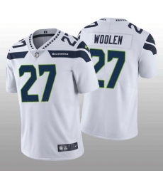 Men Seattle Seahawks 27 Tariq Woolen White Vapor Untouchable Stitched Football Jersey Men Seattle Seahawks 27 Tariq Woolen White Vapor Untouchable Stitched Football Jersey