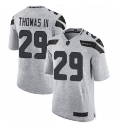 Mens Nike Seattle Seahawks 29 Earl Thomas III Limited Gray Gridiron II NFL Jersey Mens Nike Seattle Seahawks 29 Earl Thomas III Limited Gray Gridiron II NFL Jersey