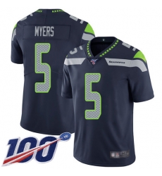 Mens Seahawks 5 Jason Myers Navy Blue Vapor Untouchable Limited Home 100th Season Mens Seahawks 5 Jason Myers Navy Blue Vapor Untouchable Limited Home 100th Season
