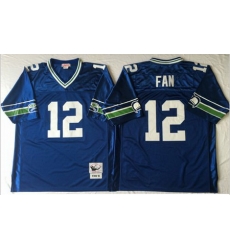 Mitchell&Ness Seahawks 12 Fan Blue Throwback Stitched NFL Jersey Mitchell&Ness Seahawks 12 Fan Blue Throwback Stitched NFL Jersey