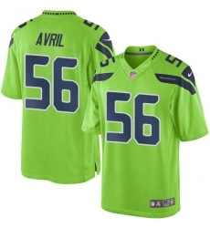 Nike Seahawks #56 Cliff Avril Green Mens Stitched NFL Limited Rush Jersey Nike Seahawks #56 Cliff Avril Green Mens Stitched NFL Limited Rush Jersey