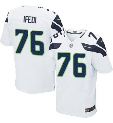 Nike Seahawks #76 Germain Ifedi White Mens Stitched NFL Elite Jersey Nike Seahawks #76 Germain Ifedi White Mens Stitched NFL Elite Jersey