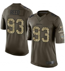 Nike Seahawks #93 Jarran Reed Green Mens Stitched NFL Limited Salute to Service Jersey Nike Seahawks #93 Jarran Reed Green Mens Stitched NFL Limited Salute to Service Jersey