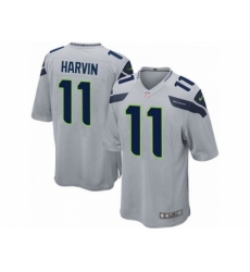 Nike Seattle Seahawks 11 Percy Harvin Grey Game NFL Jersey Nike Seattle Seahawks 11 Percy Harvin Grey Game NFL Jersey