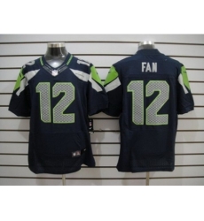 Nike Seattle Seahawks 12 Fan Blue Elite NFL Jersey Nike Seattle Seahawks 12 Fan Blue Elite NFL Jersey