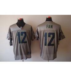 Nike Seattle Seahawks 12 Fan Grey Elite Shadow NFL Jersey Nike Seattle Seahawks 12 Fan Grey Elite Shadow NFL Jersey