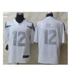 Nike Seattle Seahawks 12 Fan hite Game Platinum WNFL Jersey Nike Seattle Seahawks 12 Fan hite Game Platinum WNFL Jersey