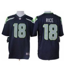 Nike Seattle Seahawks 18 Sidney Rice Blue LIMITED NFL Jersey Nike Seattle Seahawks 18 Sidney Rice Blue LIMITED NFL Jersey