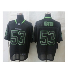 Nike Seattle Seahawks 53 Malcolm Smith Black Elite Lights Out NFL Jersey Nike Seattle Seahawks 53 Malcolm Smith Black Elite Lights Out NFL Jersey