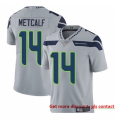 Seahawks 14 D K Metcalf Grey Alternate Men Stitched Football Vapor Untouchable Limited Jersey Seahawks 14 D K Metcalf Grey Alternate Men Stitched Football Vapor Untouchable Limited Jersey
