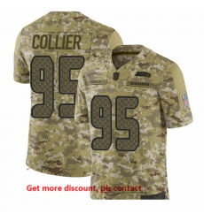 Seahawks 95 L J Collier Camo Men Stitched Football Limited 2018 Salute To Service Jersey Seahawks 95 L J Collier Camo Men Stitched Football Limited 2018 Salute To Service Jersey