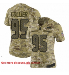 Seahawks 95 L J Collier Camo Women Stitched Football Limited 2018 Salute to Service Jersey Seahawks 95 L J Collier Camo Women Stitched Football Limited 2018 Salute to Service Jersey