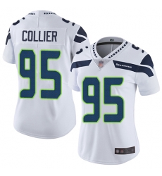 Seahawks 95 L J Collier White Women Stitched Football Vapor Untouchable Limited Jersey Seahawks 95 L J Collier White Women Stitched Football Vapor Untouchable Limited Jersey