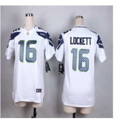 Women Nike Seahawks #16 Tyler Lockett White Stitched NFL Elite Jersey Women Nike Seahawks #16 Tyler Lockett White Stitched NFL Elite Jersey
