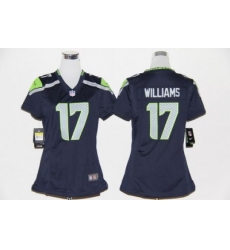 Women Nike Seattle Seahawks 17# Mike Williams Blue Nike NFL Jerseys Women Nike Seattle Seahawks 17# Mike Williams Blue Nike NFL Jerseys