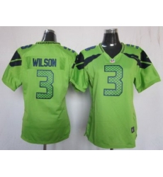Women Nike Seattle Seahawks #3 Russell Wilso Green NFL Jerseys Women Nike Seattle Seahawks #3 Russell Wilso Green NFL Jerseys
