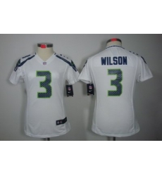 Women Nike Seattle Seahawks #3 Wilson White Color NFL LIMITED Jerseys Women Nike Seattle Seahawks #3 Wilson White Color NFL LIMITED Jerseys