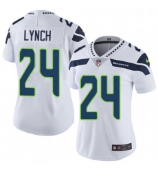 Womens Nike Seattle Seahawks 24 Marshawn Lynch White Vapor Untouchable Limited Player NFL Jersey Womens Nike Seattle Seahawks 24 Marshawn Lynch White Vapor Untouchable Limited Player NFL Jersey