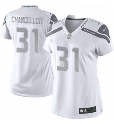 Womens Nike Seattle Seahawks 31 Kam Chancellor Limited White Platinum NFL Jersey Womens Nike Seattle Seahawks 31 Kam Chancellor Limited White Platinum NFL Jersey