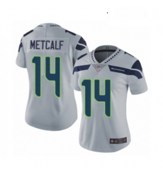 Womens Seattle Seahawks 14 DK Metcalf Grey Alternate Vapor Untouchable Limited Player Football Jersey Womens Seattle Seahawks 14 DK Metcalf Grey Alternate Vapor Untouchable Limited Player Football Jersey
