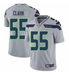 Nike Seahawks #55 Frank Clark Grey Alternate Youth Stitched NFL Vapor Untouchable Limited Jersey Nike Seahawks #55 Frank Clark Grey Alternate Youth Stitched NFL Vapor Untouchable Limited Jersey