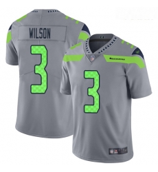 Seahawks #3 Russell Wilson Gray Youth Stitched Football Limited Inverted Legend Jersey Seahawks #3 Russell Wilson Gray Youth Stitched Football Limited Inverted Legend Jersey