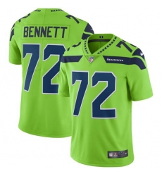 Youth Nike Seahawks #72 Michael Bennett Green Stitched NFL Limited Rush Jersey Youth Nike Seahawks #72 Michael Bennett Green Stitched NFL Limited Rush Jersey