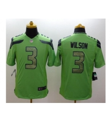 Youth Nike Seattle Seahawks #3 Russell Wilson Green Alternate Stitched NFL Limited Jersey Youth Nike Seattle Seahawks #3 Russell Wilson Green Alternate Stitched NFL Limited Jersey