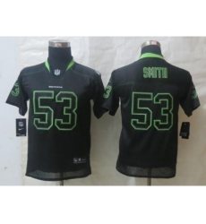 Youth Nike Seattle Seahawks #53 Malcolm Smith Lights Out Black Elite NFL Jersey Youth Nike Seattle Seahawks #53 Malcolm Smith Lights Out Black Elite NFL Jersey