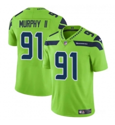 Youth Seattle Seahawks 91 Byron Murphy II Green 2024 Draft Vapor Limited Stitched Football Jersey Youth Seattle Seahawks 91 Byron Murphy II Green 2024 Draft Vapor Limited Stitched Football Jersey