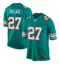 Kalen Ballage Miami Dolphins men Game Alternate Nike Jersey Aqua Kalen Ballage Miami Dolphins men Game Alternate Nike Jersey Aqua