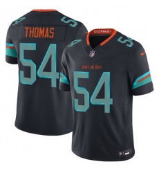 Men Miami Dolphins 54 Zach Thomas Black 2025 F U S E Rivalries Vapor Limited Stitched Football Jersey