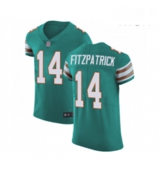 Mens Miami Dolphins 14 Ryan Fitzpatrick Aqua Green Alternate Vapor Untouchable Elite Player Football Jersey Mens Miami Dolphins 14 Ryan Fitzpatrick Aqua Green Alternate Vapor Untouchable Elite Player Football Jersey