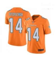 Mens Miami Dolphins 14 Ryan Fitzpatrick Limited Orange Rush Vapor Untouchable Football Jersey Mens Miami Dolphins 14 Ryan Fitzpatrick Limited Orange Rush Vapor Untouchable Football Jersey