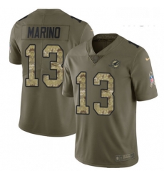 Mens Nike Miami Dolphins 13 Dan Marino Limited OliveCamo 2017 Salute to Service NFL Jersey Mens Nike Miami Dolphins 13 Dan Marino Limited OliveCamo 2017 Salute to Service NFL Jersey