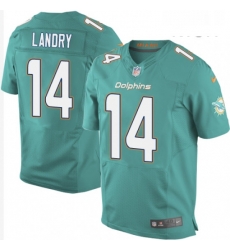 Mens Nike Miami Dolphins 14 Jarvis Landry Elite Aqua Green Team Color NFL Jersey Mens Nike Miami Dolphins 14 Jarvis Landry Elite Aqua Green Team Color NFL Jersey