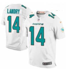 Mens Nike Miami Dolphins 14 Jarvis Landry Elite White NFL Jersey Mens Nike Miami Dolphins 14 Jarvis Landry Elite White NFL Jersey