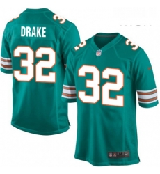 Mens Nike Miami Dolphins 32 Kenyan Drake Game Aqua Green Alternate NFL Jersey Mens Nike Miami Dolphins 32 Kenyan Drake Game Aqua Green Alternate NFL Jersey