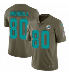 Mens Nike Miami Dolphins 80 Danny Amendola Limited Olive 2017 Salute to Service NFL Jersey Mens Nike Miami Dolphins 80 Danny Amendola Limited Olive 2017 Salute to Service NFL Jersey